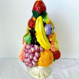 3-Dimensional Fruit Sculpture Centerpiece 14” Height